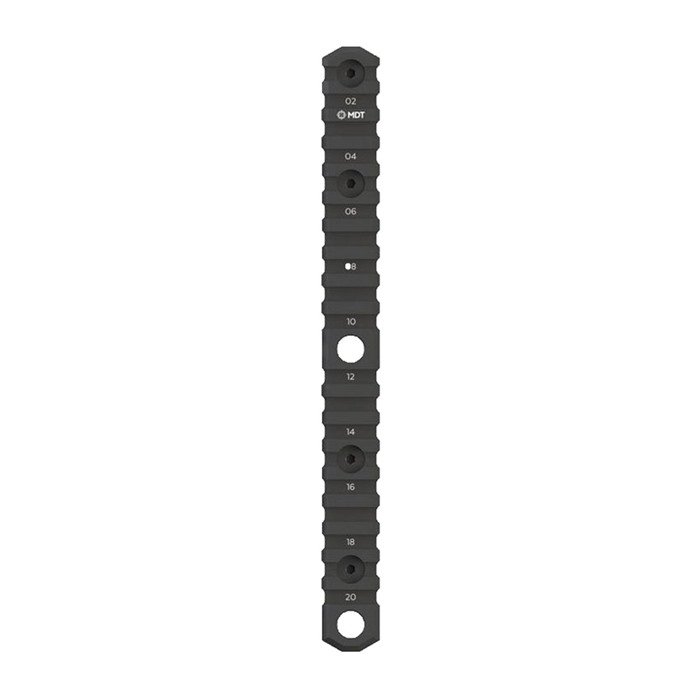 MDT 103459-BLK 8.6" M-LOK Picatinny Rail with Flush Cup Sling Mounts - MDT