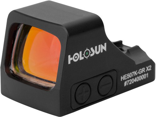 Holosun HE507K-GRX2 Micro Green Dot Reflex Sight, Multi-Reticle, Black