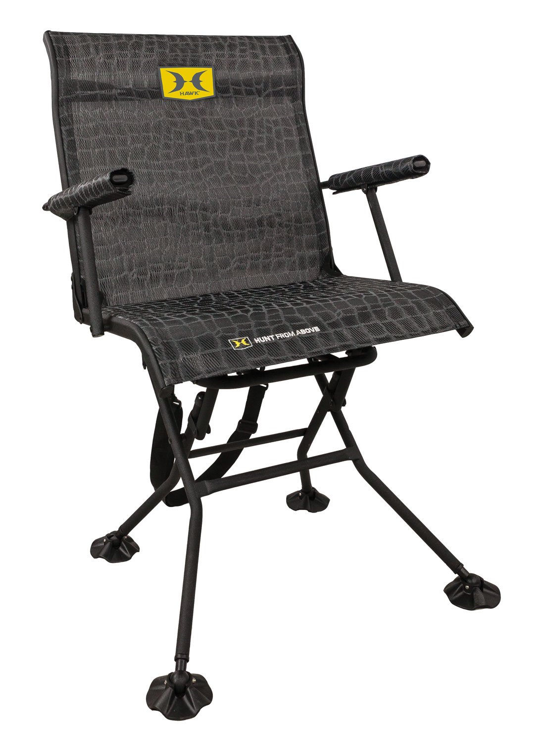 Hawk HWKHS3103 Stealth Spin Chair Camo Steel 360 deg Rotating Seat