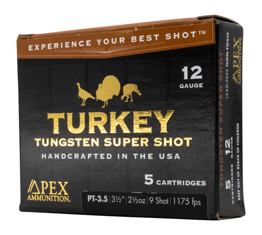 Apex STH-35 Turkey TSS 12ga 3.5" 5rd 1175FPS Hunting Blend