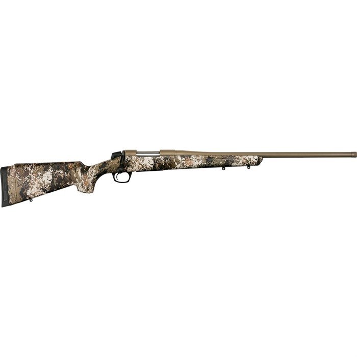 CVA CR3915C Cascade 28 Nosler Caliber, 26" Barrel, Flat Dark Earth Cerakote Metal Finish & SoftTouch Veil Wideland Fixed Stock