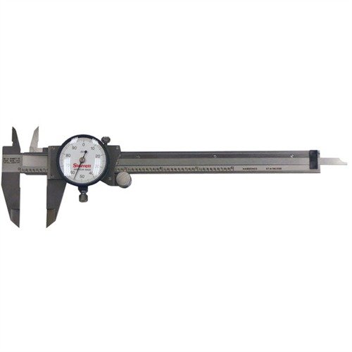 Starrett 120 6" White Face Dial Caliper - STARRETT