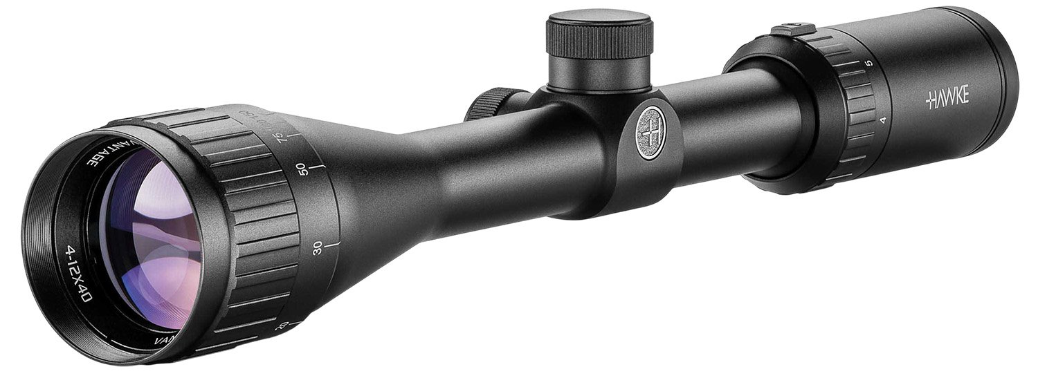 Hawke Sport Optics 14141 Vantage Riflescope Black 4-12x40mm 1" Tube Mil-Dot Reticle - Hawke Optics - 40MM