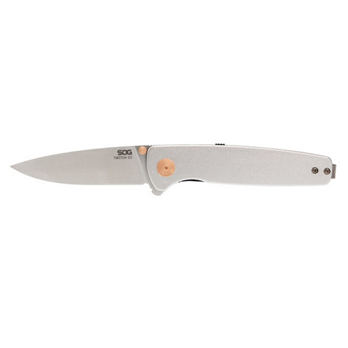 SOG Twitch III SOG11150243 3.1" Spring Assisted Knife Satin/Rose Gold