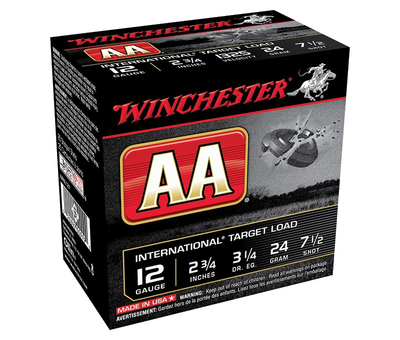 Winchester Ammo AANL127@ AA USAShtg 12Ga 2.75" 24gm 3.25dr #7.5 - Winchester - 12 Gauge
