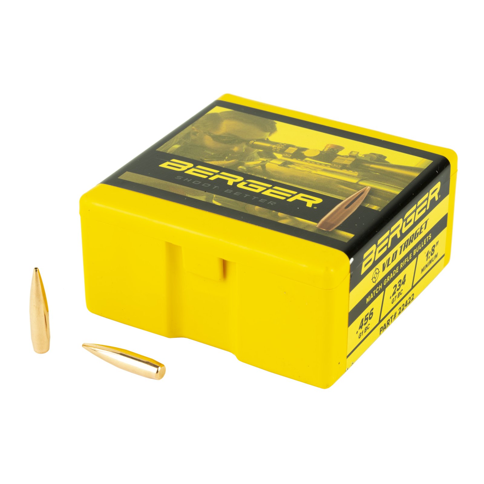 Buy Berger 22422 VLD Target 22 Cal 80gr Bullets 100/Box online