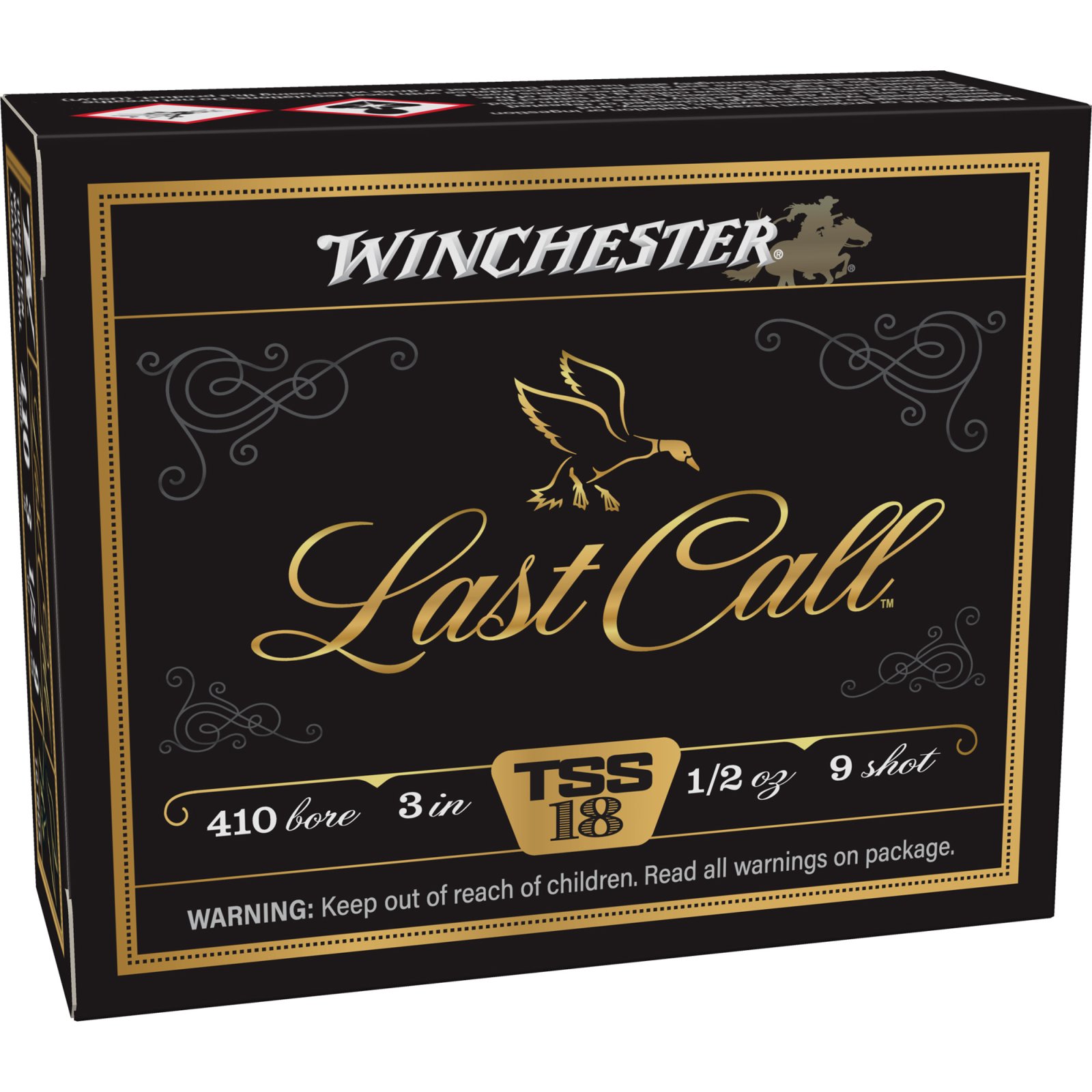 Winchester AMMO 410Ga 3in 10rd #9 Last Call Waterfowl TSS 1/2oz Shotshells