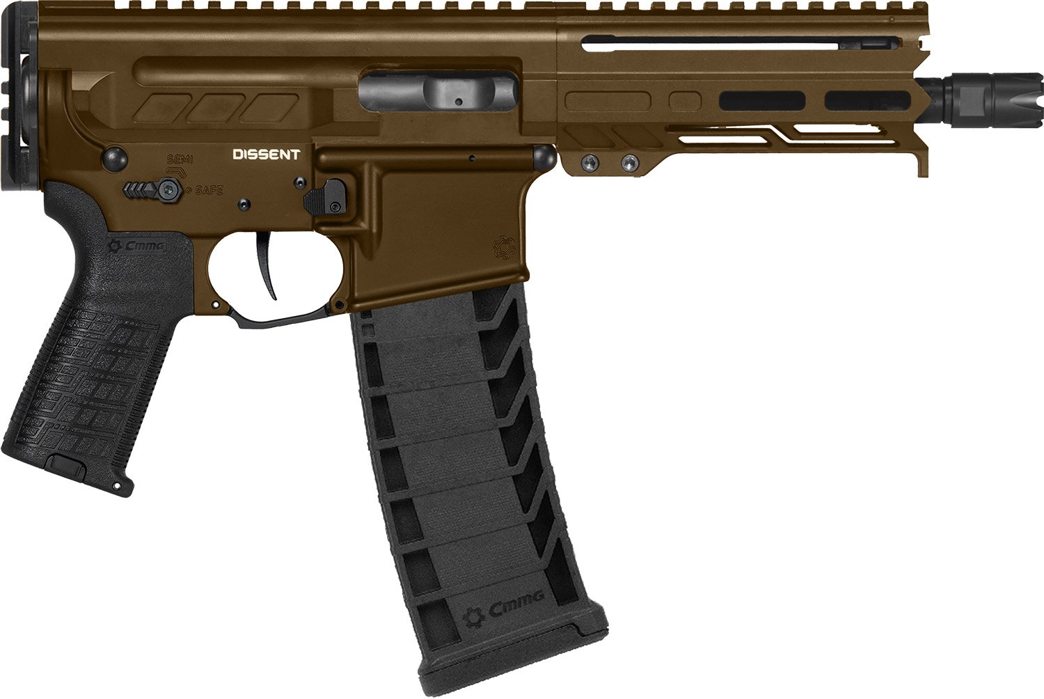 CMMG 94A6867MB Dissent MK4 9mm Luger 33+1 6.50" Midnight Bronze Rec...