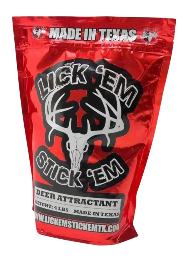 Lick Em Stick Em Deer Attractant 4 Lb