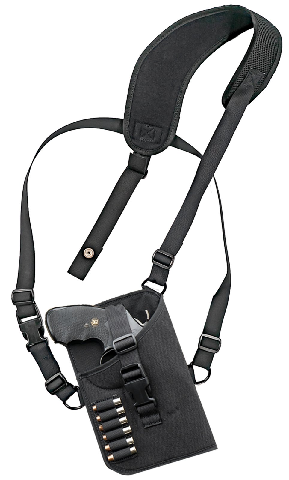 GrovTec GTHL15102R Trail Pack Holster Black Nylon Med/Lg Revolver 3-4" - Grovtec - BLACK