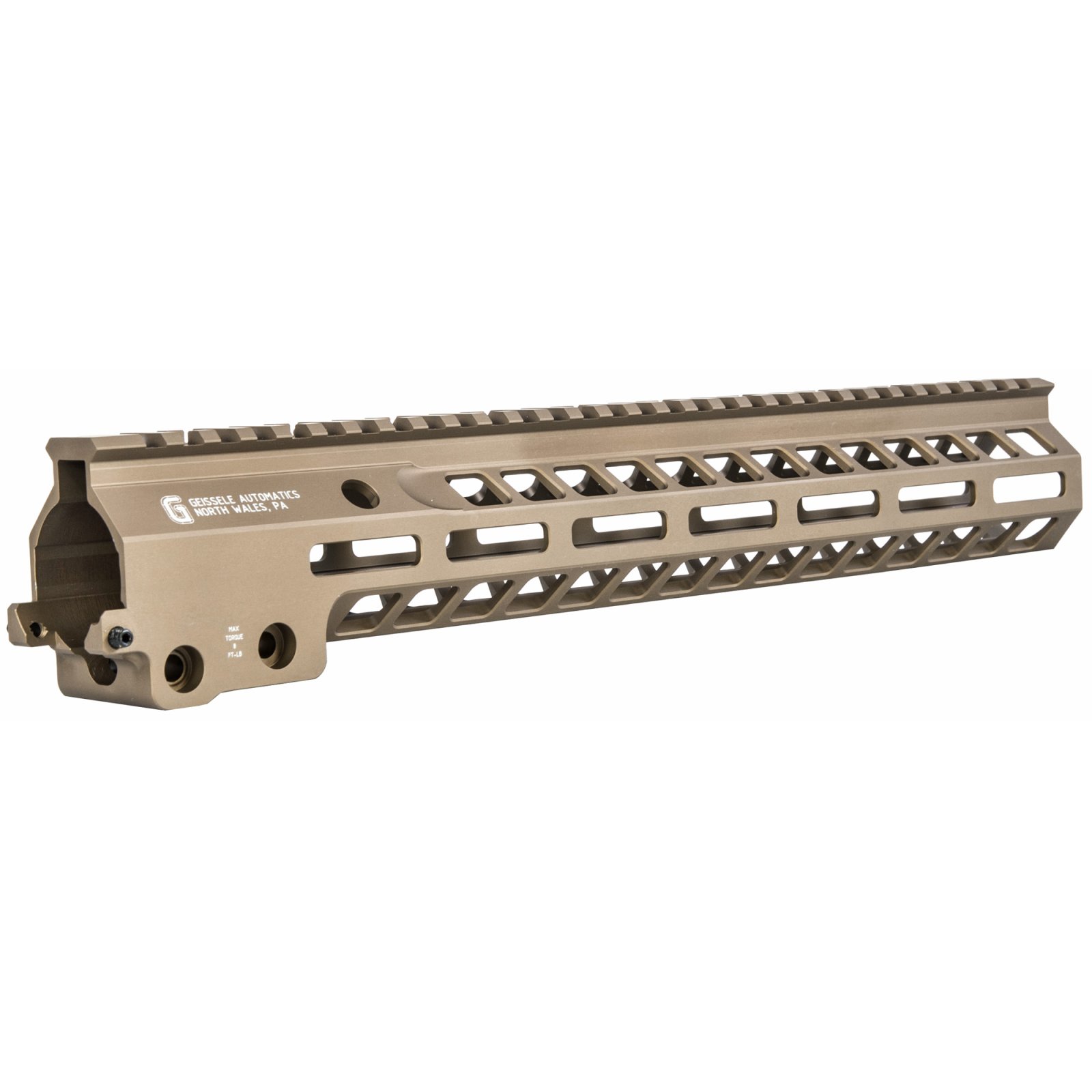 GEISSELE AUTOMATICS Super Modular MK14 13.5" M-LOK Desert Dirt Rail 05-573S