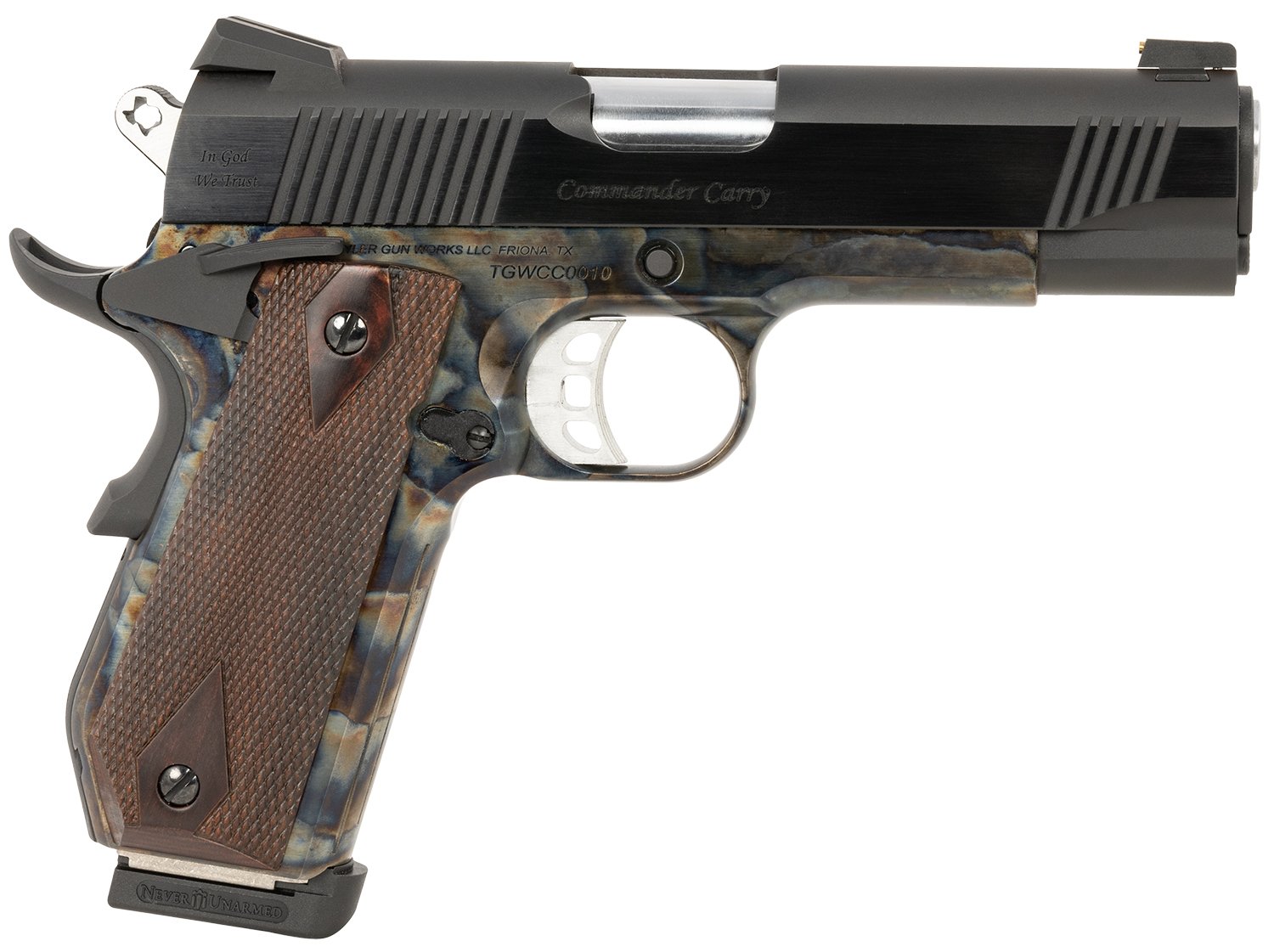 Tyler Gun Works TGWCMCC45 Custom 1911 Commander 45 ACP 7+1 4.25"... - TYLER - .45 ACP/Auto