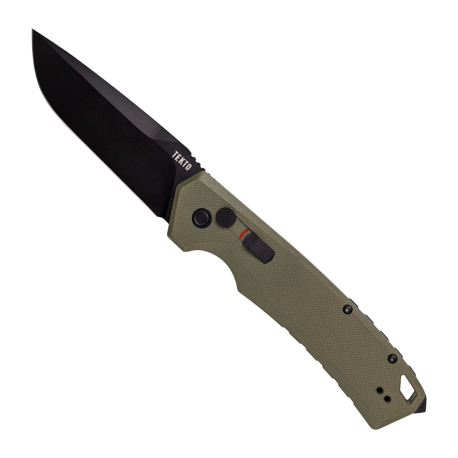 TEKTO A3RG1ODD2BK1 A3 Delta OD Green G10 Handle Black Accents D2 DP