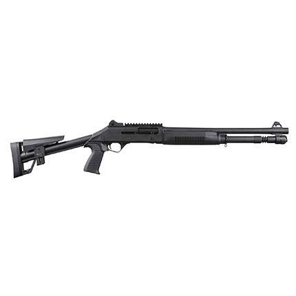 Panzer Arms M4 PAM4TSSBSS 12ga Semi Auto 18.5" Barrel 5rd Black - Panzer Arms