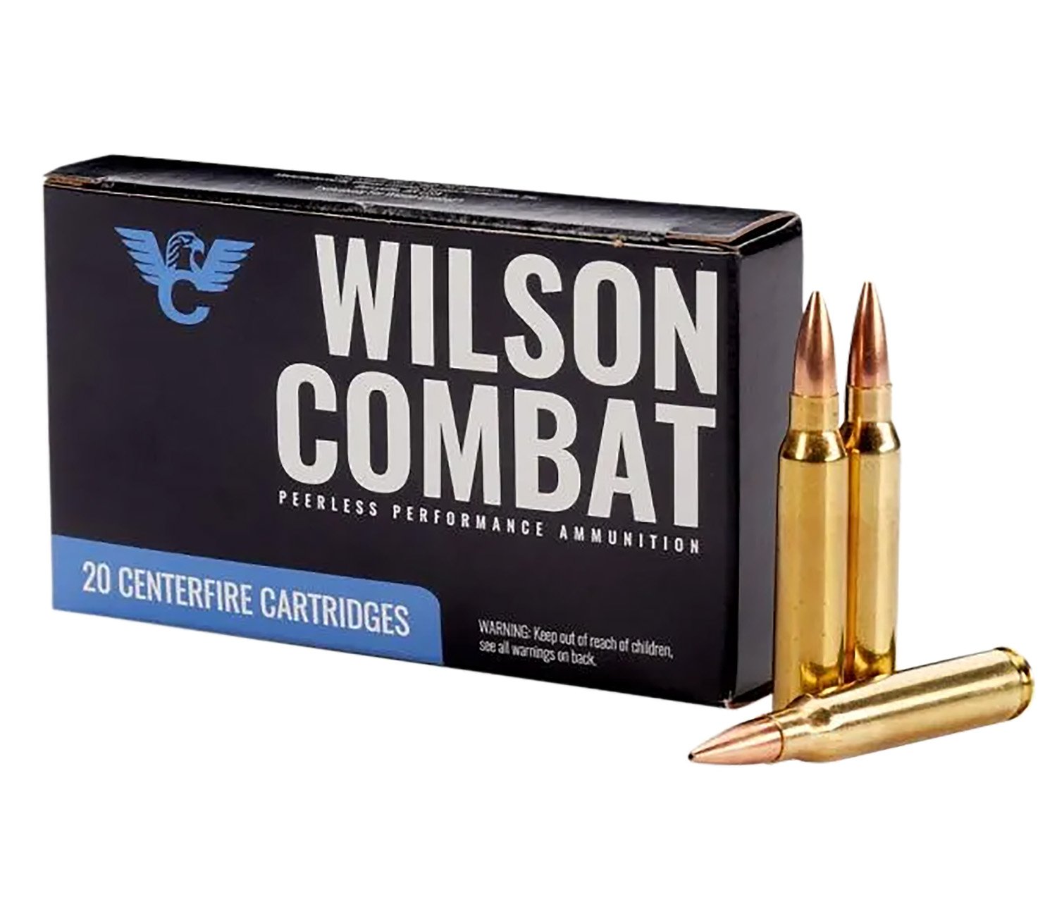 Wilson Combat A22369HPBT 223Rem 69gr Hollow Point Boat Tail Match 20 P...