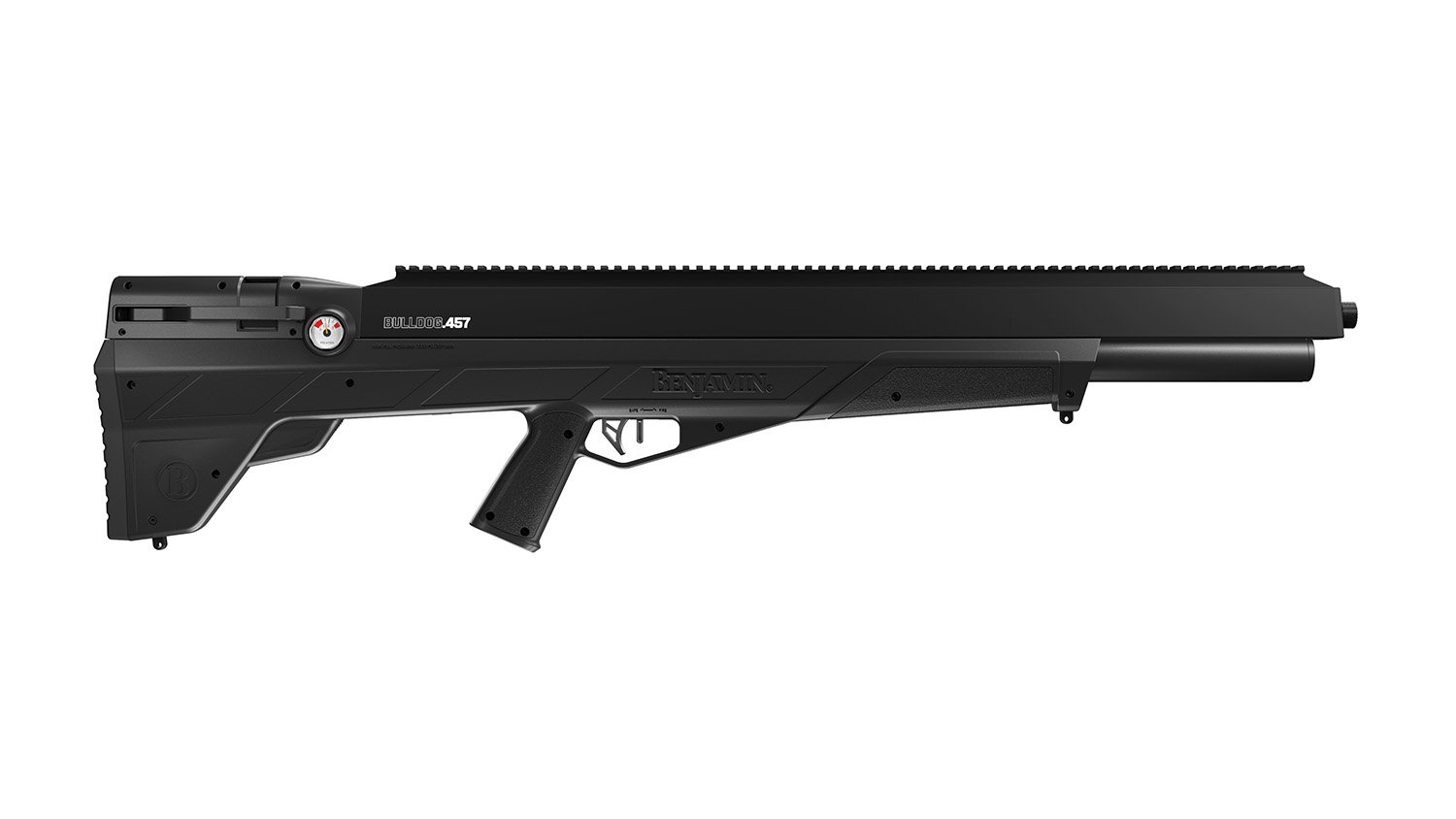 Crosman BPBD4S Bulldog .457 PCP Air Rifle 36 in Bolt Action 5 Rounds Black - Benelli USA - 457 Pellet