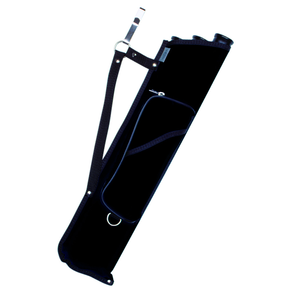 Trim Lite Quiver Black RH Lightweight Cordura Arrow Tubes Zippered Pocket 8470 - Neet