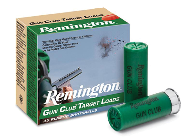 Remington 20236 Gun Club Target Loads - 20 Gauge, 2.75 Inch, 7/8 oz, 9 Shot, Yellow, 250 Rounds - Remington Arms Company, LLC
