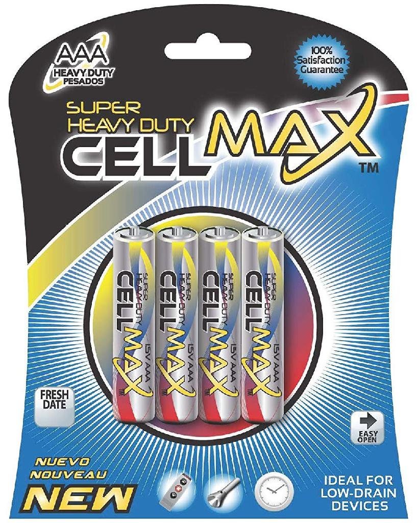 Value Max CellMax HD AAA Super Heavy Duty Batteries 4-Pack