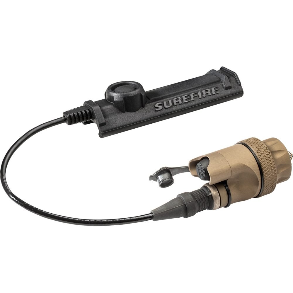 SureFire DS-SR07-TN Scout Light Tan Switch Assembly with 7" Remote Tape - Accessory