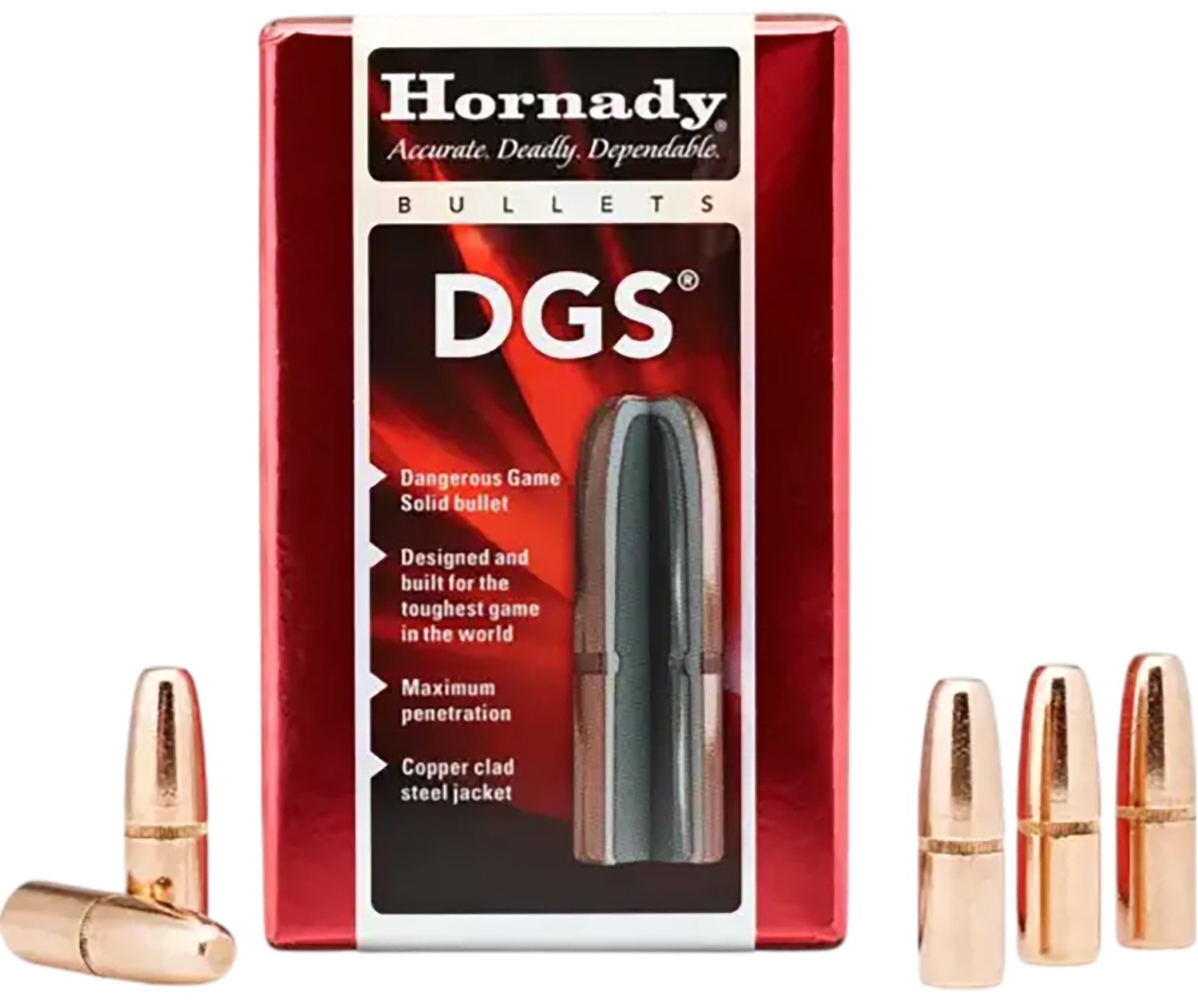 Hornady 3565 DGS 9.3mm .366 300gr Dangerous Game Solid 50/Box - Horn Hunter - 9.3mm