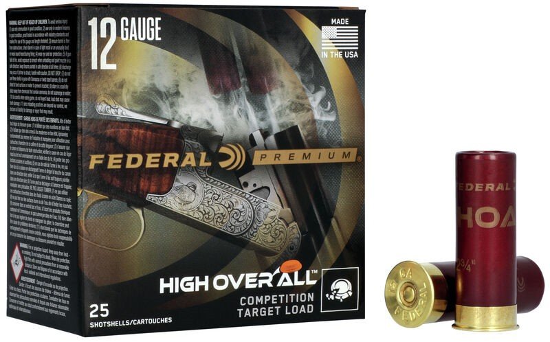 Federal HOA1224H9 Elite 12 Gauge, 2.75in, 1335fps, 9 Shot, 24g Lead, 25 Rounds - Federal Premium Ammunition - 12 GAUGE 2.75"
