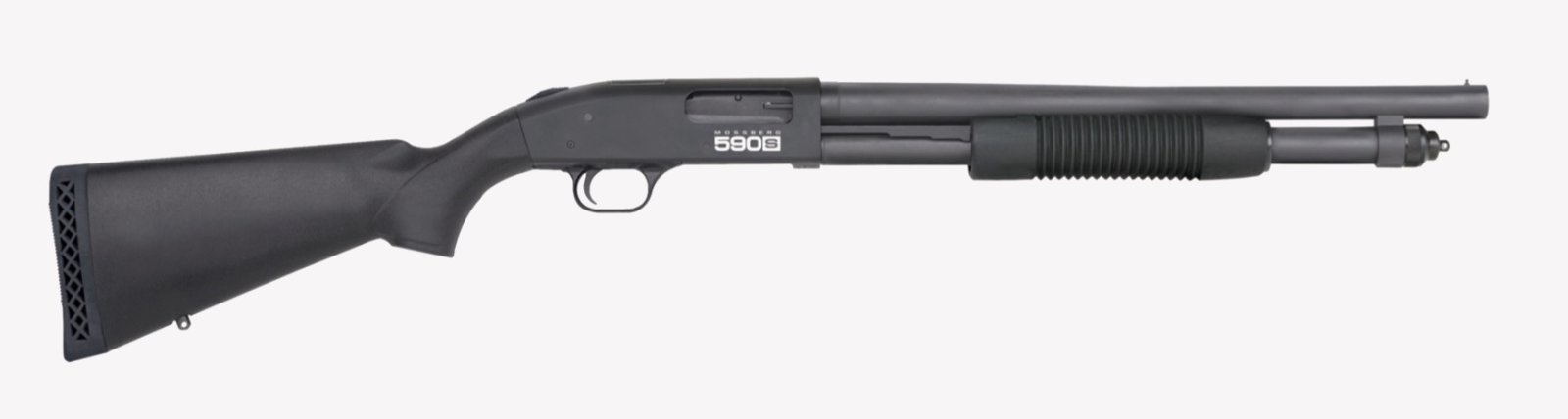 Mossberg 590S 12 Gauge Pump Action 18.5 in Blued 9+1 Capacity - Mossberg - 12 Gauge