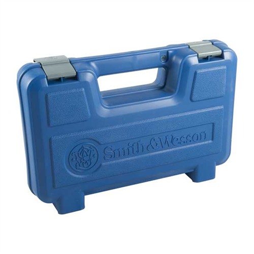 S&W Plastic Pistol Case - Medium, Blue, 3.10x8.55x12.90" - Smith & Wesson