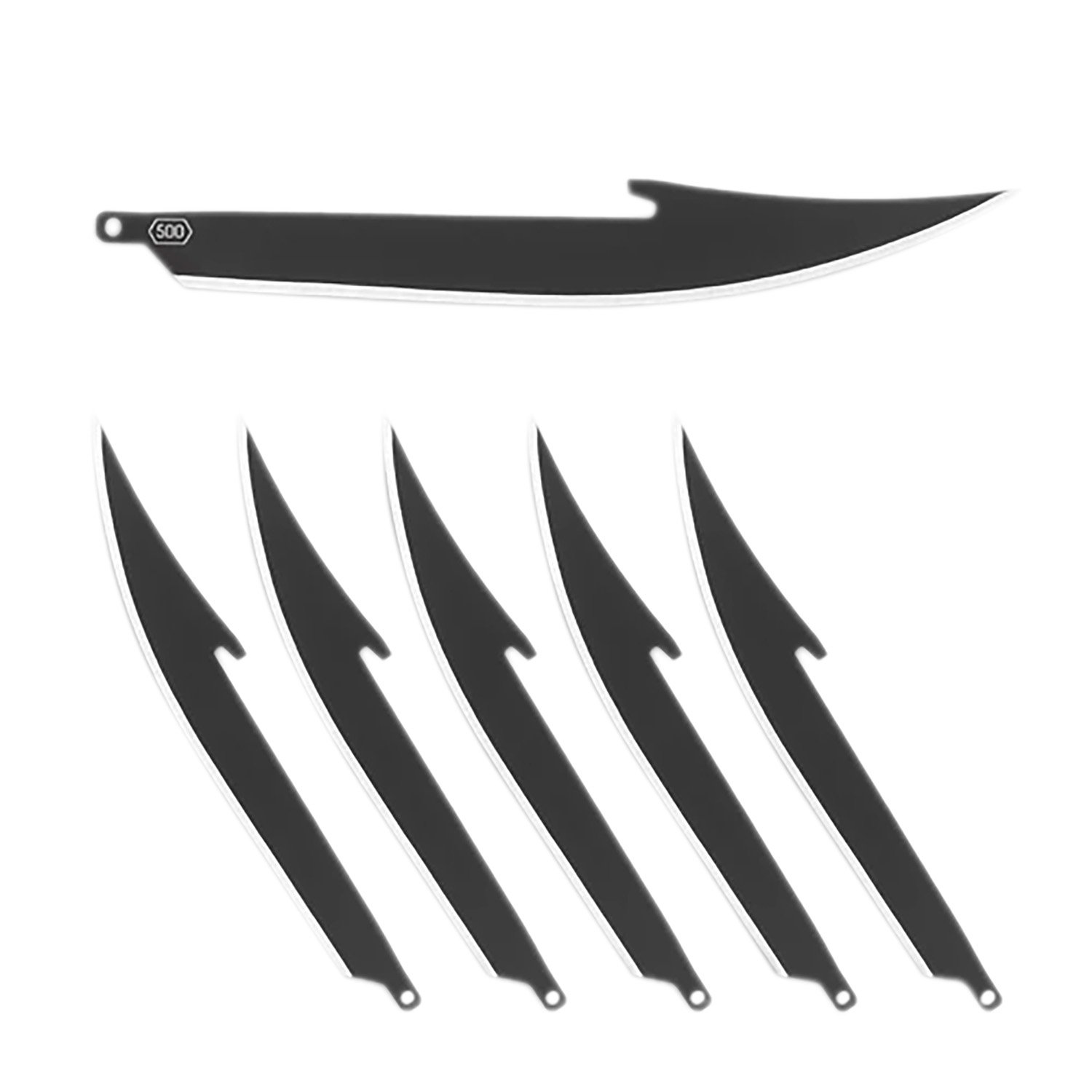Outdoor Edge RR50K-6C 5.0 in Boning Fillet Blade Pack Black 6 Blades - Outdoor Edge - BONING/FILLET