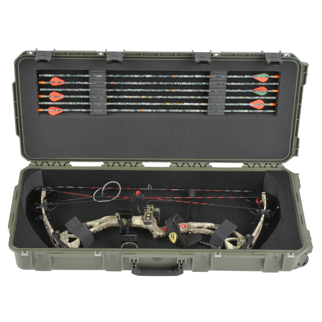 Buy SKB Sports 3I-3614-PL-M iSeries Bow Case Green Watertight Custom Foam online