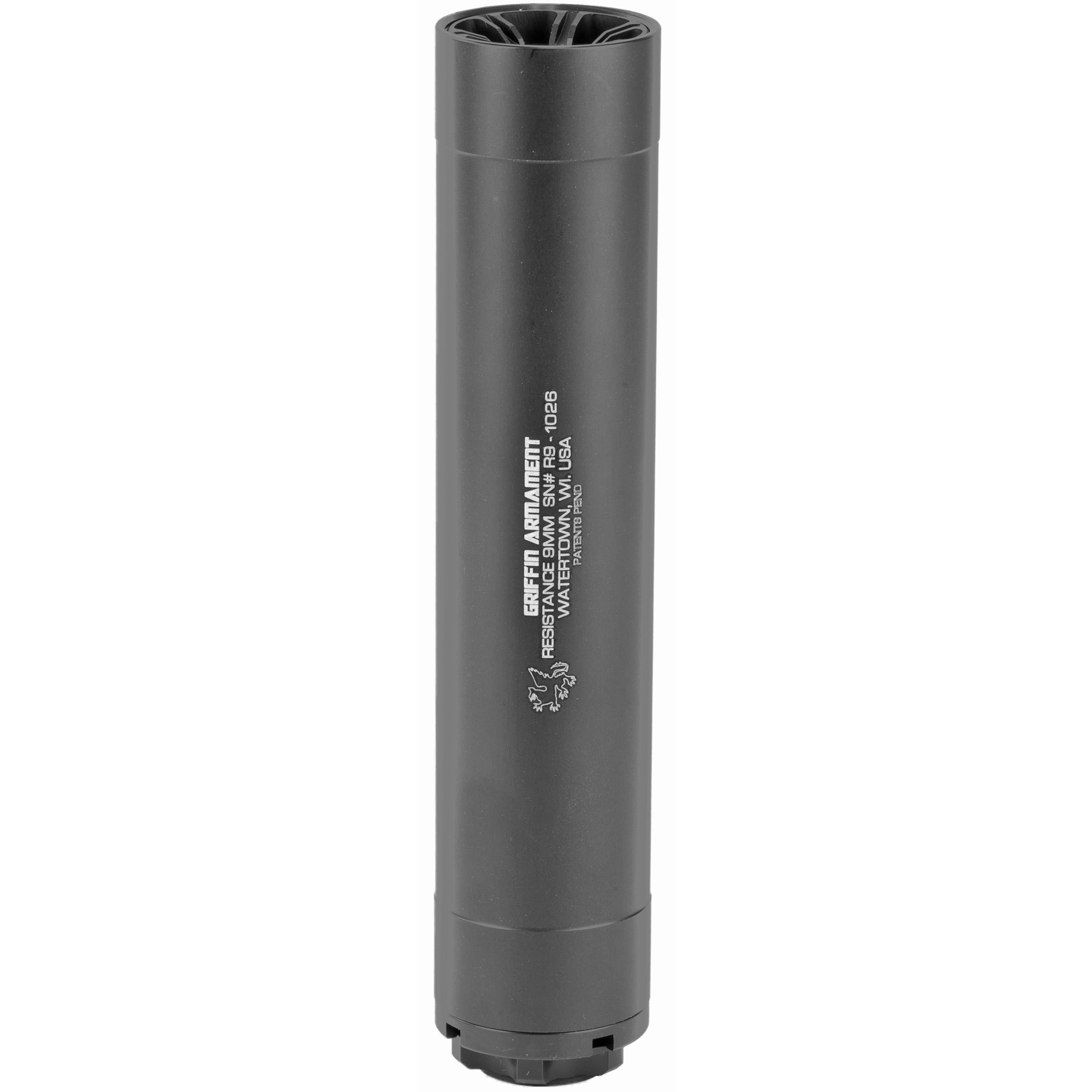 Griffin Armament Resistance 9 Suppressor - Black GARS9-W