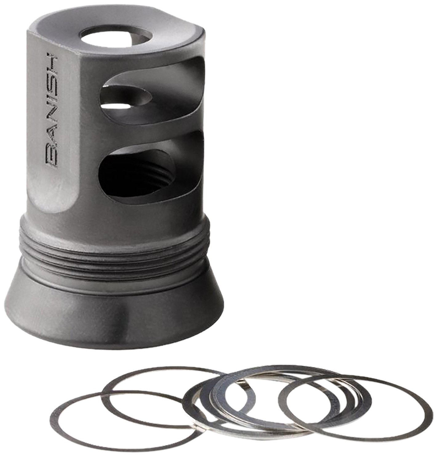 Banish 4581 Muzzle Brake 30Gold 5/8x24 - Banish Suppressors