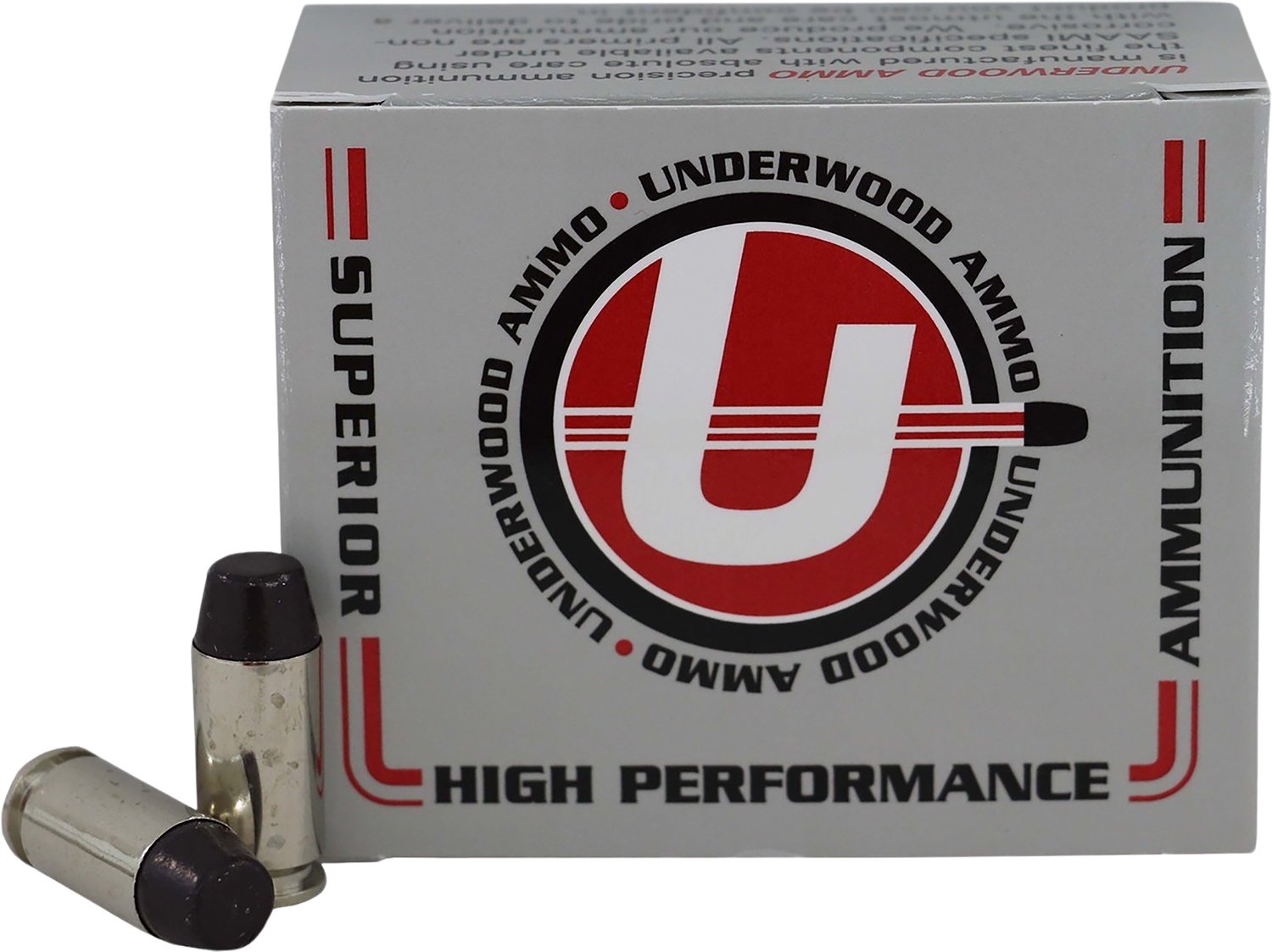 Underwood 740 Hard Cast 40 S&W 200gr FN 1000fps 20 Rounds Ammo - Underwood Ammo - .40 S&W