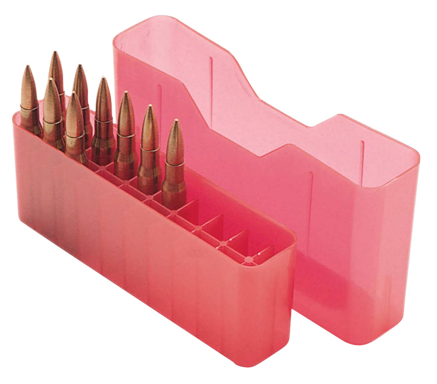 Buy MTM 20 Rd 7mm Remington 338 Win Mag Clear Red Slip-Top Ammo Box online