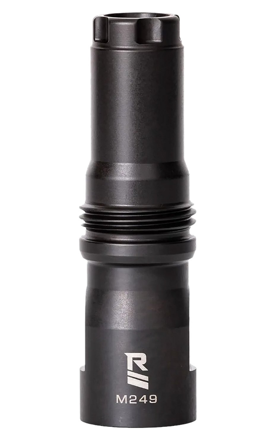 Rugged MD001 M249 Muzzle Device Black 9/16x24 LH Dual Taper Locking