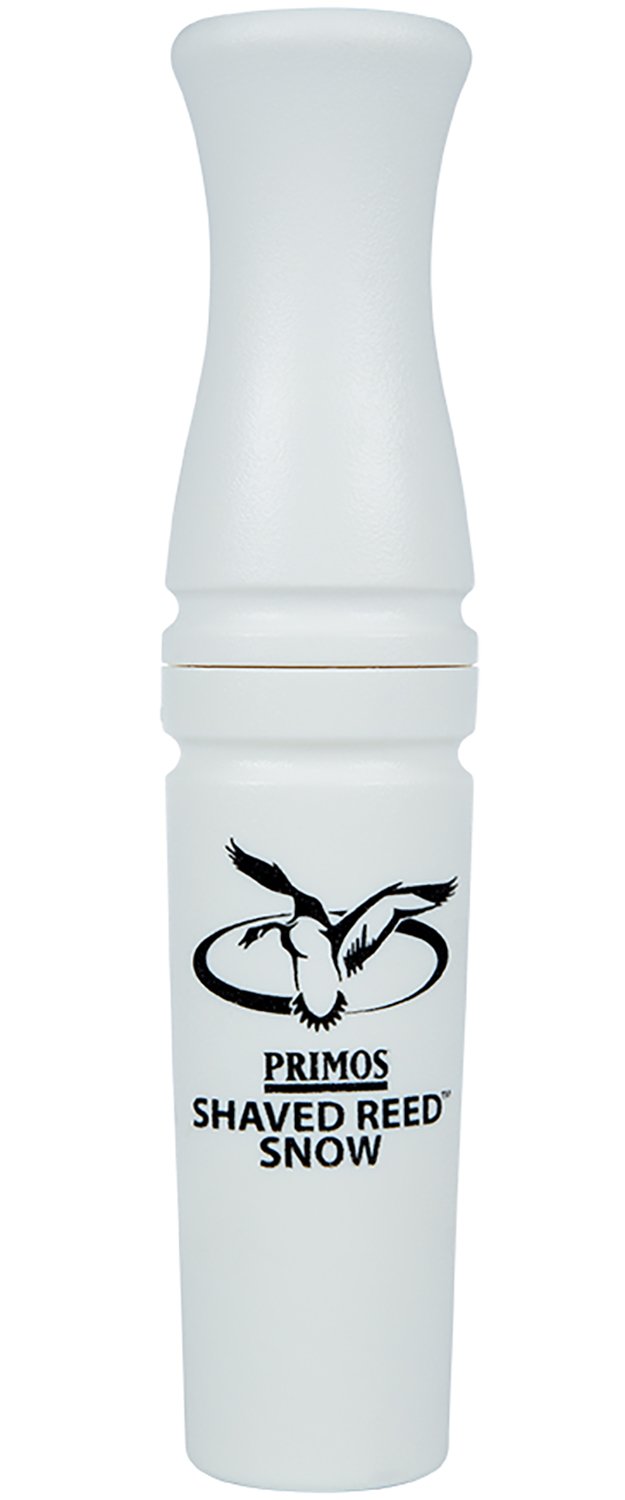 Primos 828 Shaved Reed Open Call Snow Geese Sounds - Ducks Attracting - White Polycarbonate