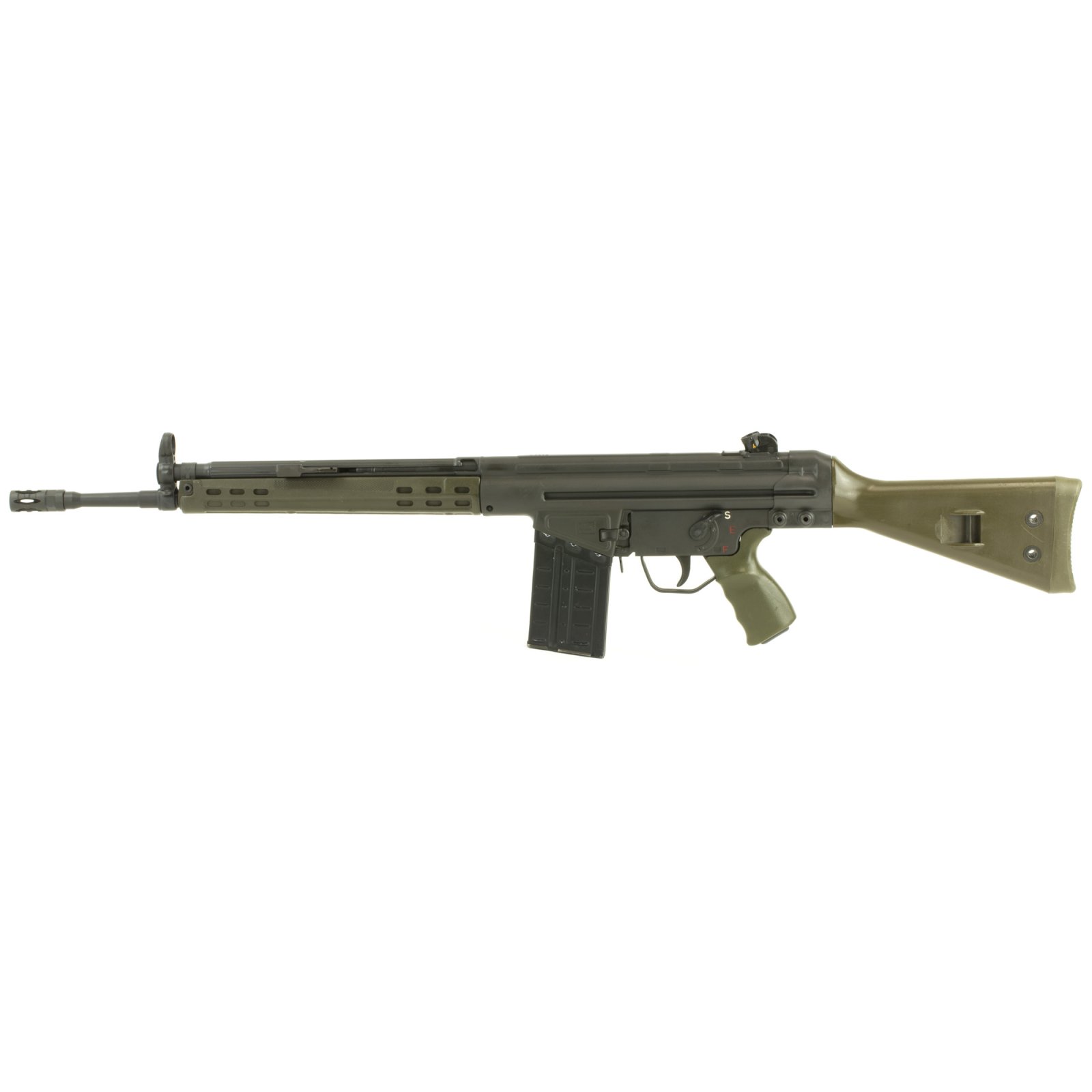 PTR 91 GI Semi Auto .308 Win 18 in Black Green 20 Round Capacity