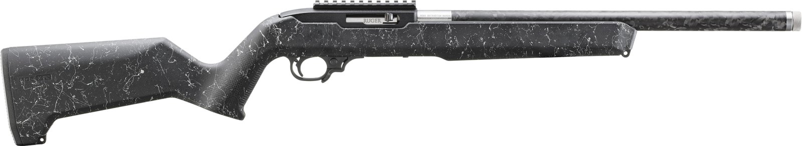 Ruger 10/22 22 LR Scope Base Adapter/ Detachable Rotary Magazine 10+1 18.50 Matte Black