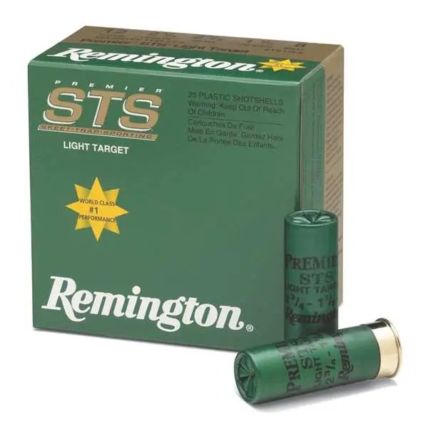 Remington Premier STS 12 Gauge, 1 1/8 oz, 2.75in, 1145 ft/s, #8 Lead Shot, 25 Round Shotgun Ammo