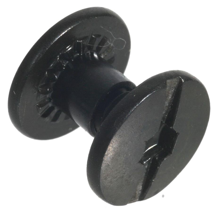Outdoor Connection BO-8 Chicago Screws Black 6-Pack Hex Key Socket - Outdoor Edge
