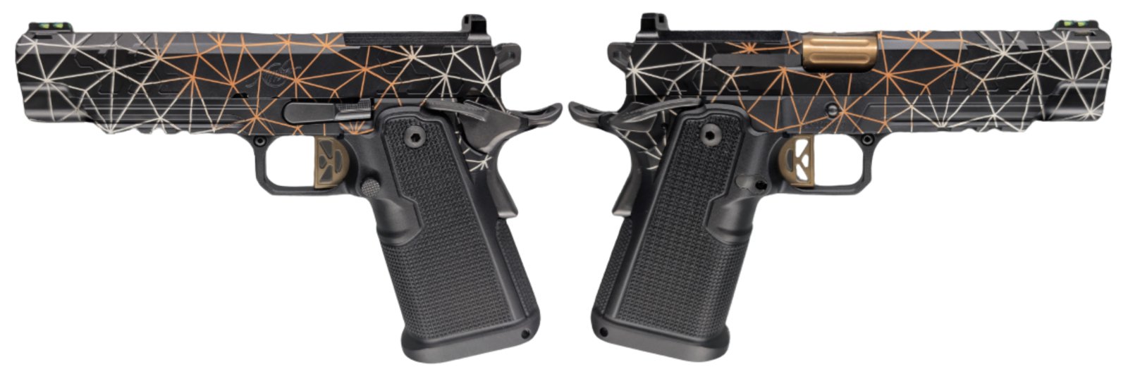 KIMBER 2K11 GALAXY O.R. 45ACP PISTOL 5", BLK,ORANGE, WHITE 3-13RD MAGS