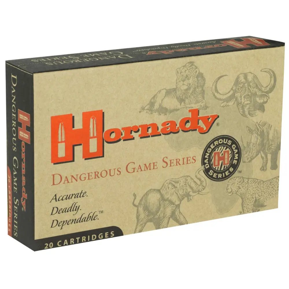 Hornady 85834 .458 Win Mag 500gr DGX Bonded Ammo 20 Rounds