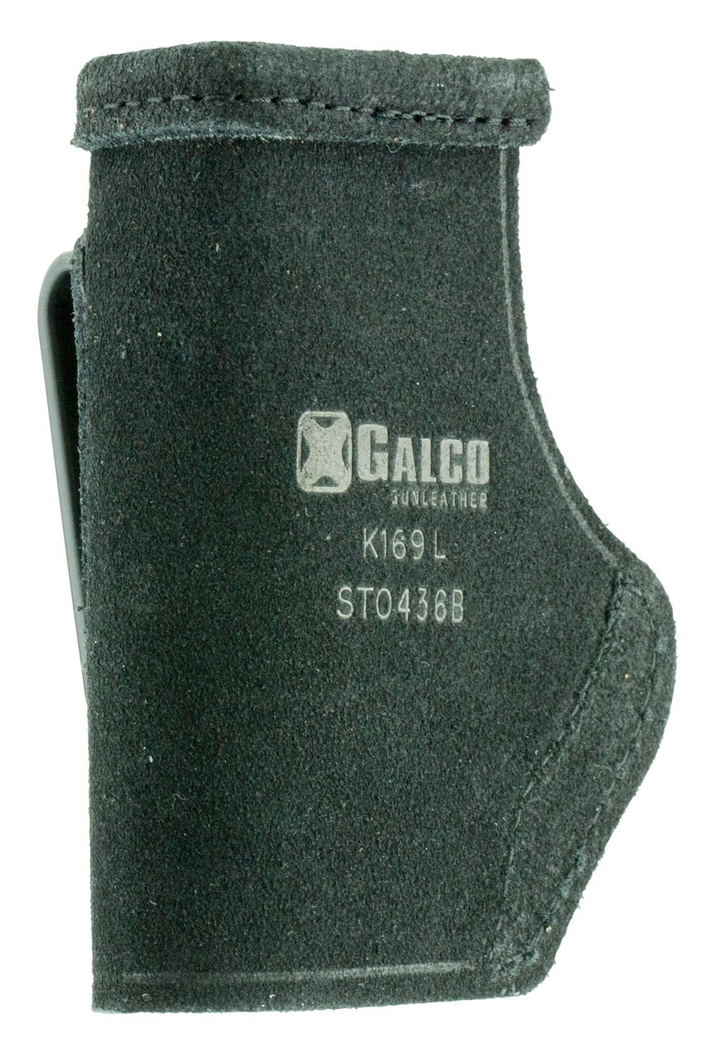Galco STO436B Stow-N-Go IWB Black Leather Holster for Ruger LCP