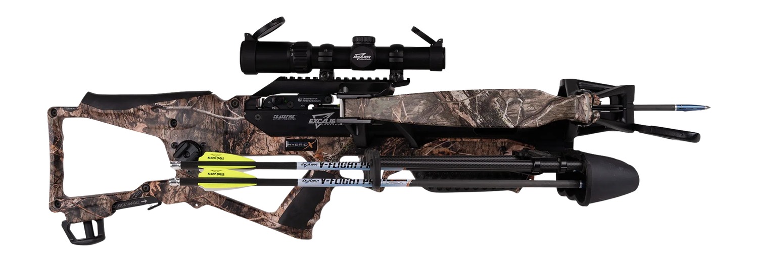 Excalibur Hybrid X Crossbow Package with Soft Case Mossy Oak DNA - Excalibur