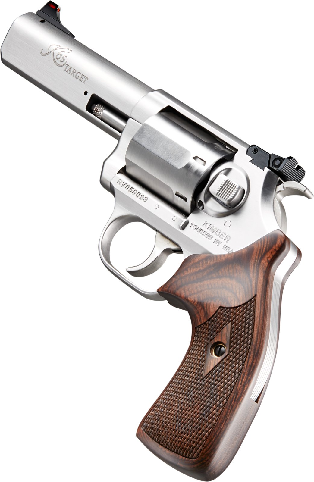 Buy Kimber 3700621CA Revolver K6s .357 Mag 4" Red Fiber Optic Walnut Grip online