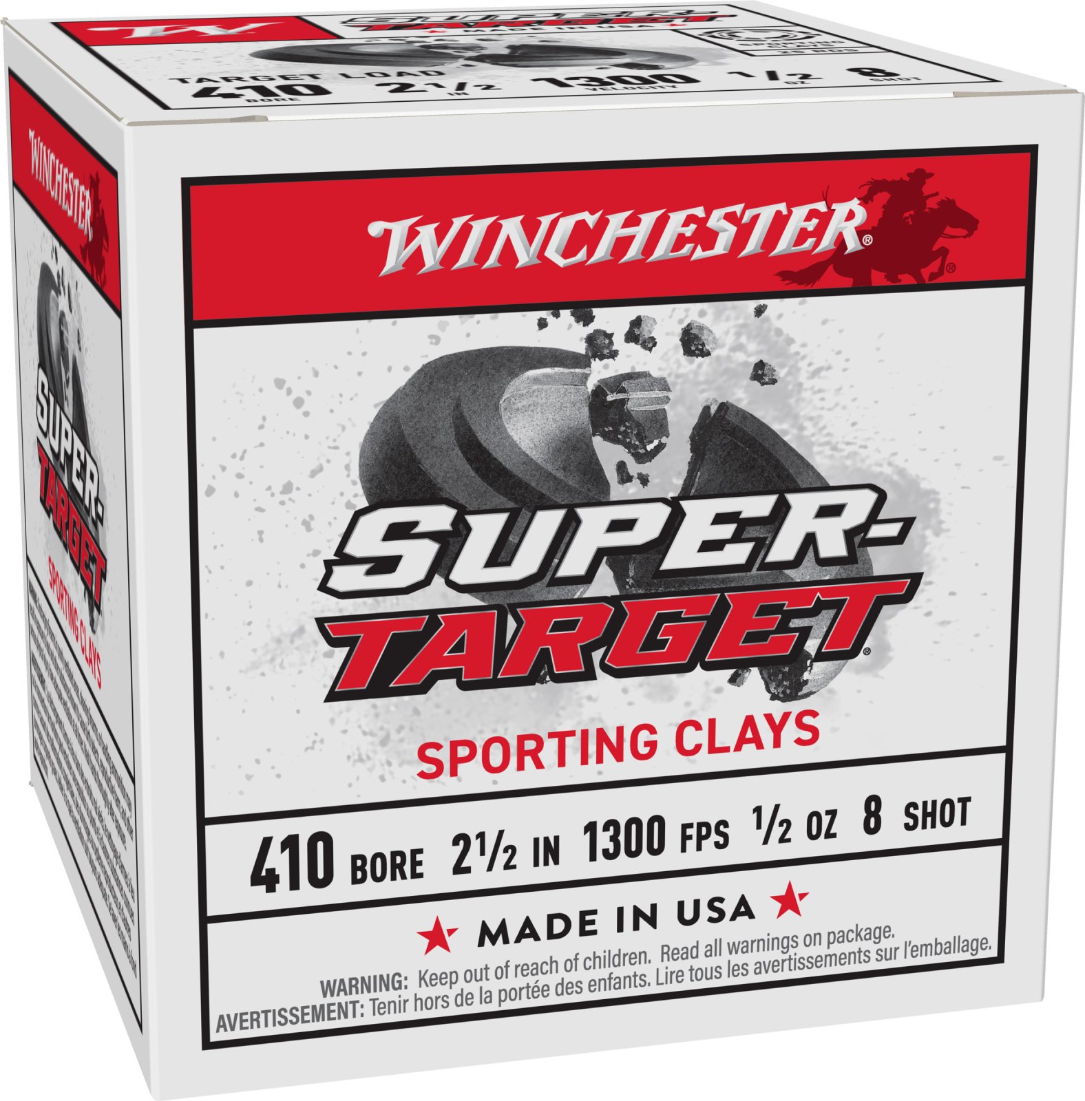 WIN TRGTS418 410BORE 2-1/2" 1/2OZ 8