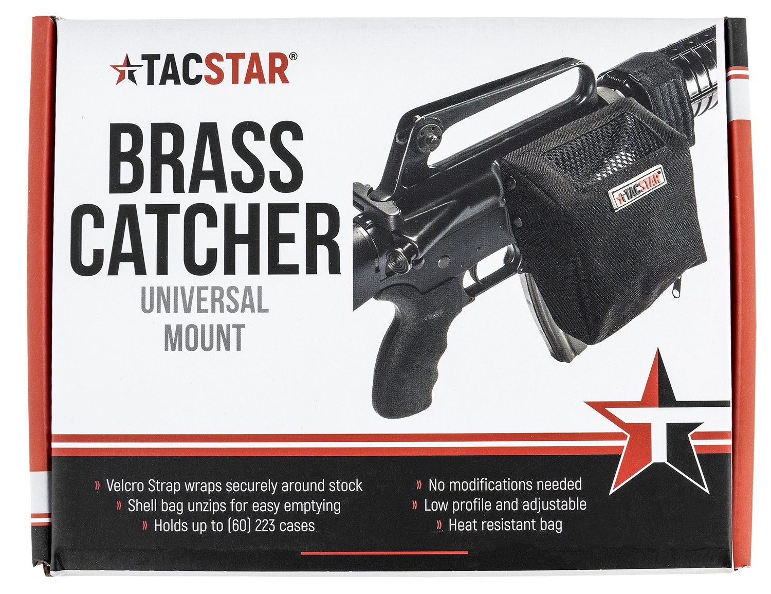 Lyman 1081245 Universal Brass Catcher Black Canvas Velcro Mount