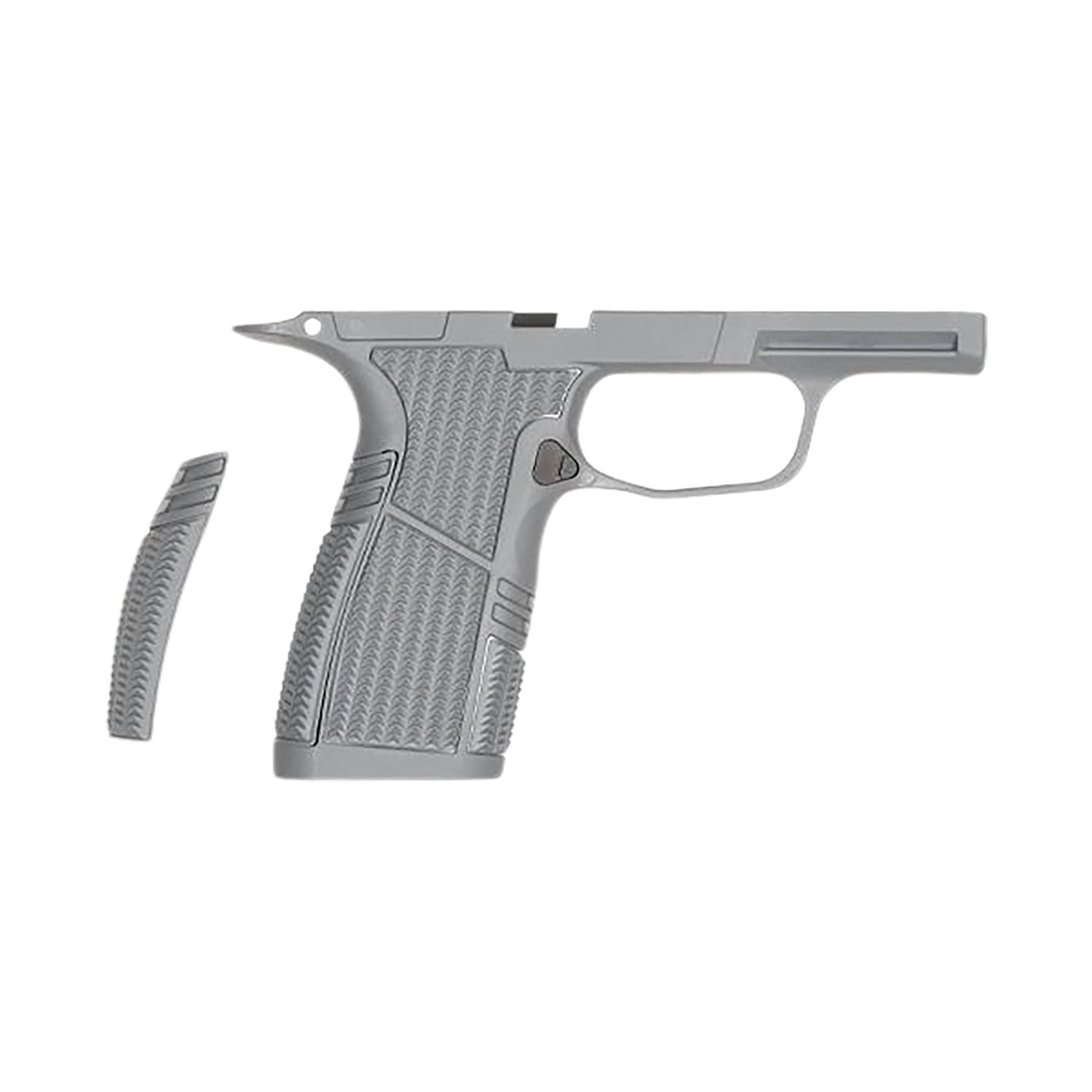 Tyrant CNC TDP365GRMSNUBGREY Snub Nose Grip Module for SIG P365