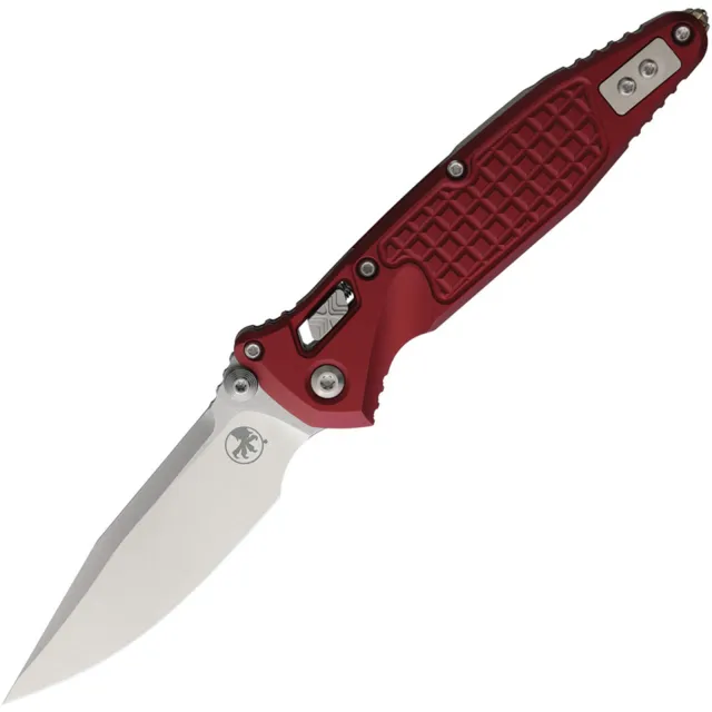 Microtech 160RL-10FRMR SOCOM RAM-LOK 4 In SE Stonewash Merlot Alu Handle