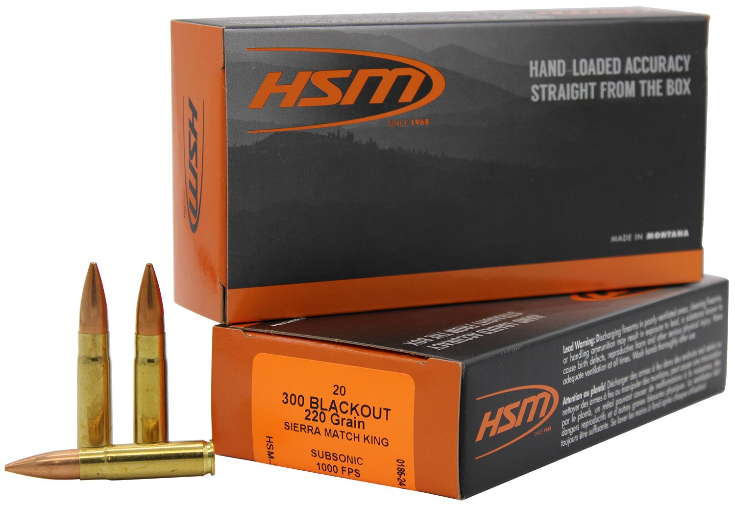 Buy HSM Ammunition 300 Blackout 220gr Sierra MatchKing BTHP 20 Rounds Rifle online